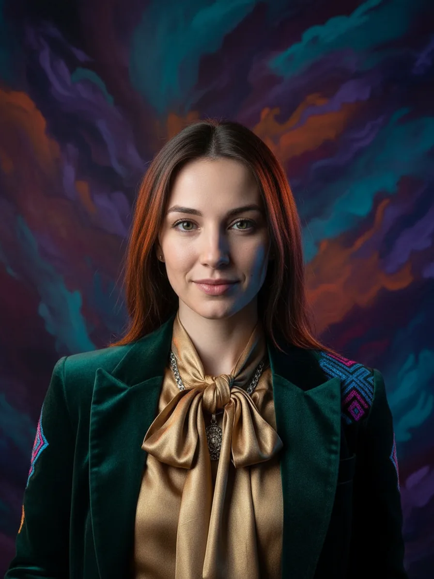 Creative AI headshot sample