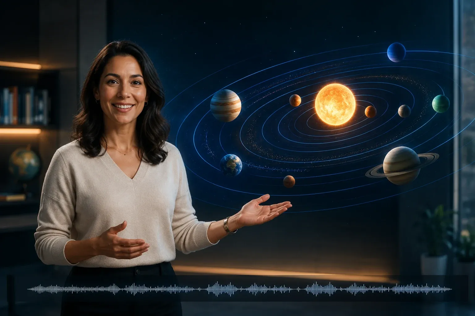 An explainer text to video prompt example